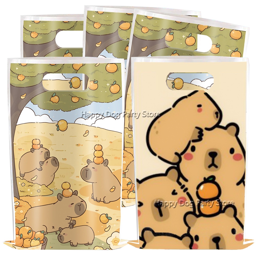 Cartoon Capybara Party Supplie - Gift Box Wrap Set บทวิจารณ์และราคา