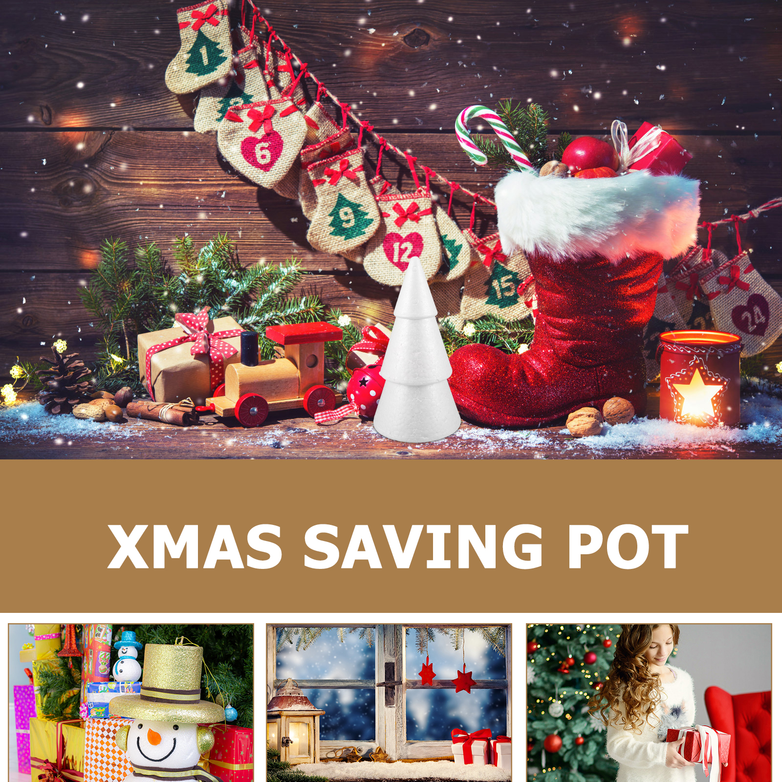 3 Pcs Simulated Christmas Tree - Christmas Tree Artificial บทวิจารณ์และราคา