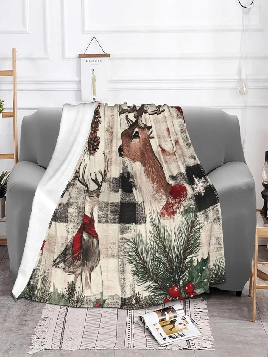Throw Blanket for Couch UltraS - Christmas Throw Blanket บทวิจารณ์และราคา