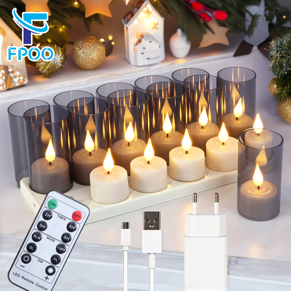 LED Candle Light Rechargeable  - Holiday Candle Set บทวิจารณ์และราคา
