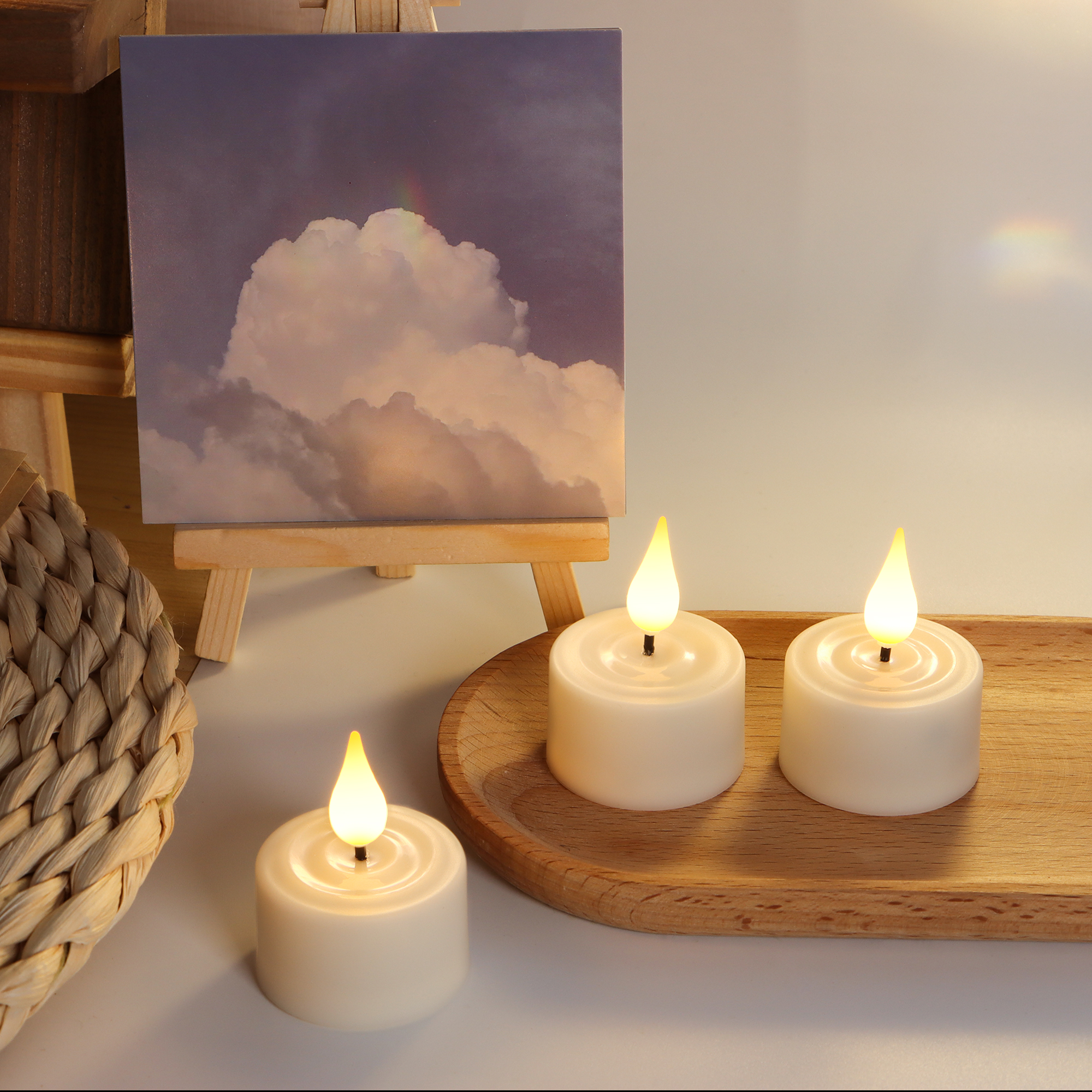 LED Candle Light Rechargeable  - Holiday Candle Set บทวิจารณ์และราคา