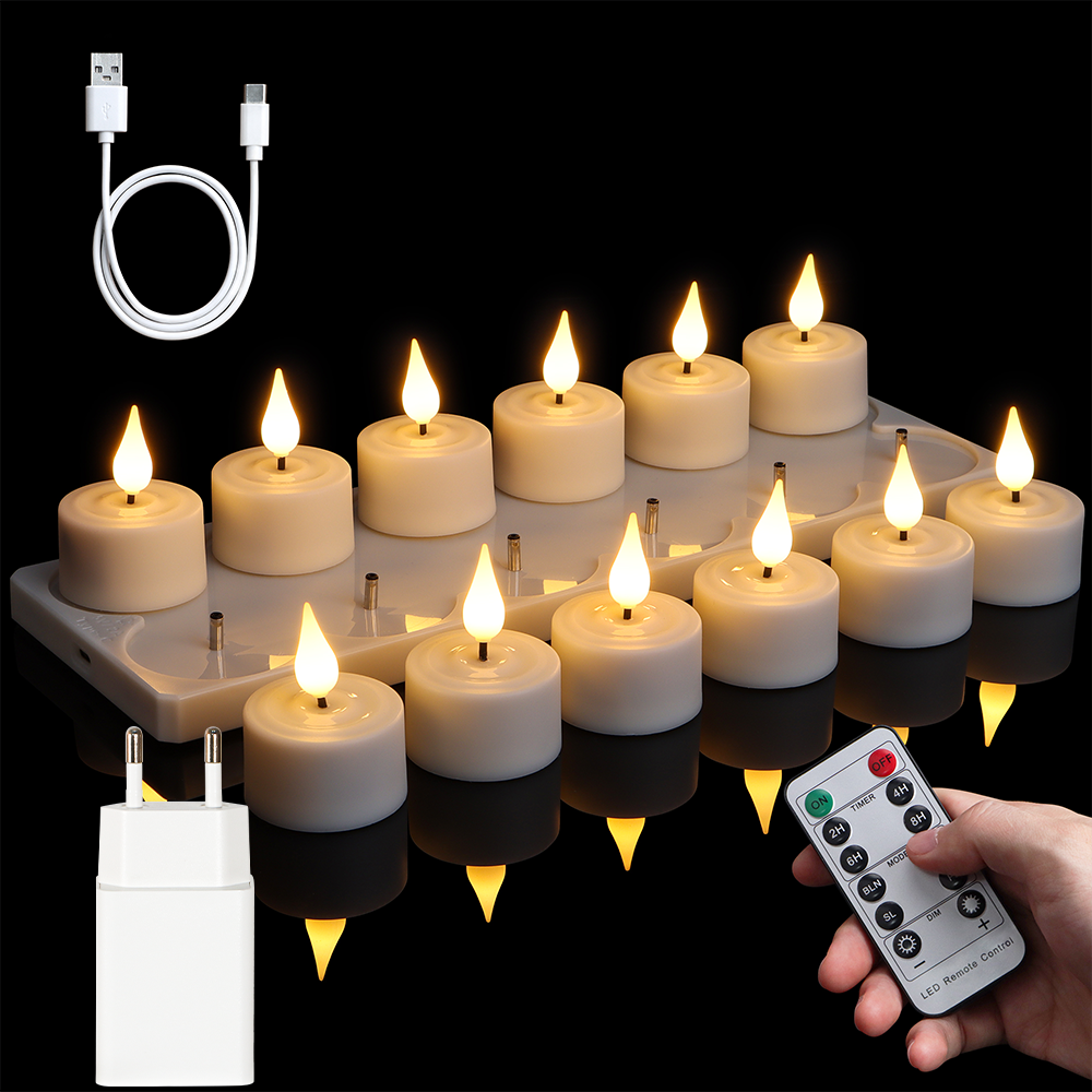 LED Candle Light Rechargeable  - Holiday Candle Set บทวิจารณ์และราคา
