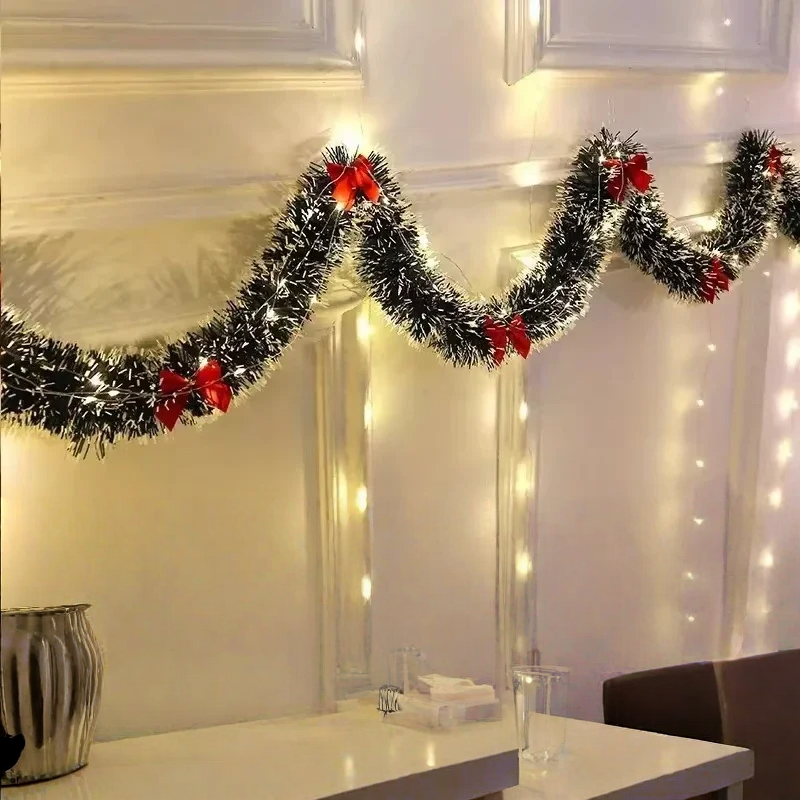 LED Christmas Tinsel Garland A - Tinsel Garland Decoration บทวิจารณ์และราคา