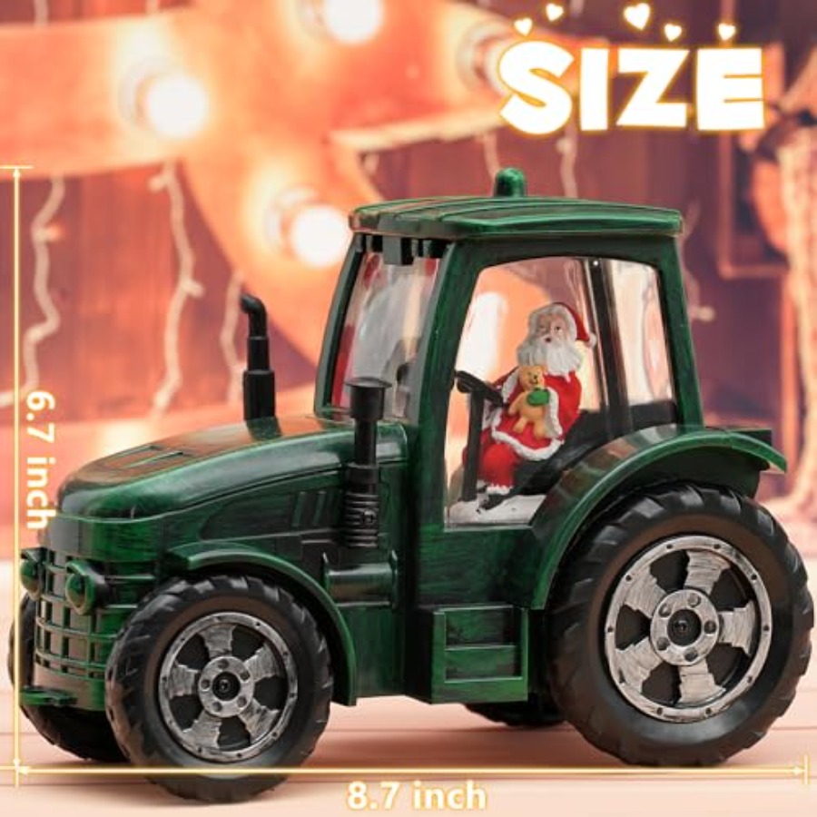 Christmas Snow Globe Tractor S - Snow Globe Musical บทวิจารณ์และราคา