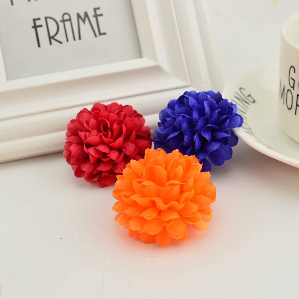 200PCS 5CM Silk Chrysanthemum  - Christmas Wreath Fake บทวิจารณ์และราคา