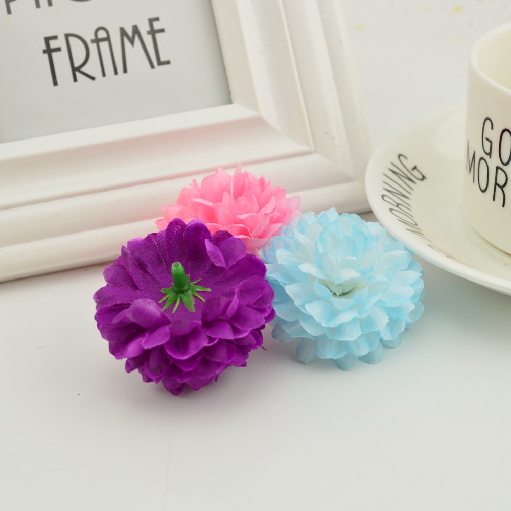200PCS 5CM Silk Chrysanthemum  - Christmas Wreath Fake บทวิจารณ์และราคา