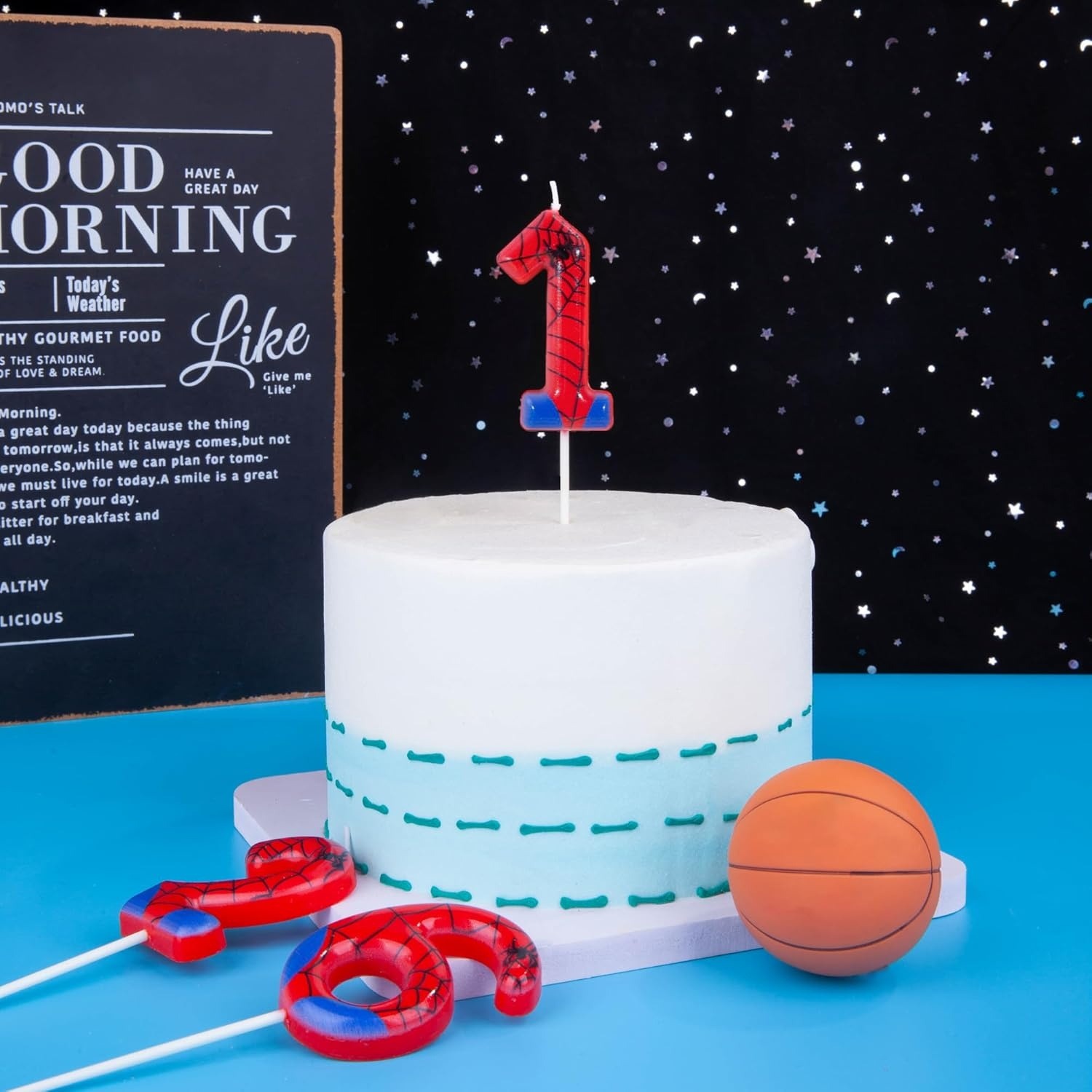 Spider Party 0-9 Birthday Cand - Holiday Candle Set บทวิจารณ์และราคา