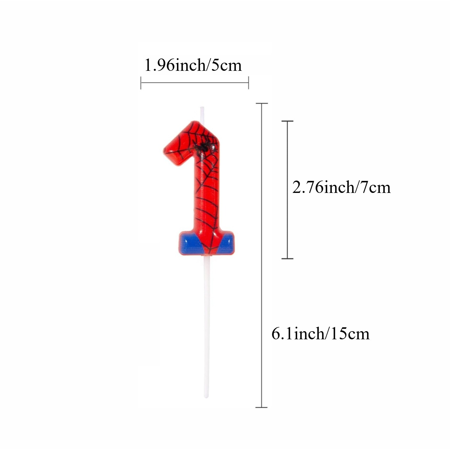 Spider Party 0-9 Birthday Cand - Holiday Candle Set บทวิจารณ์และราคา