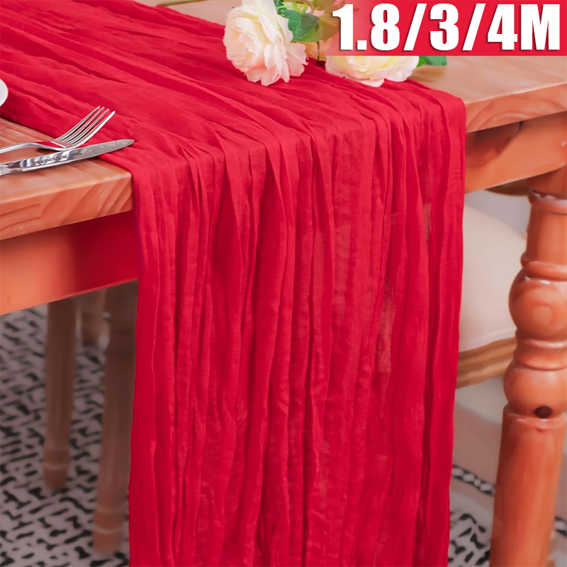 Valentine Red Long Table Runne - Christmas Table Runner บทวิจารณ์และราคา