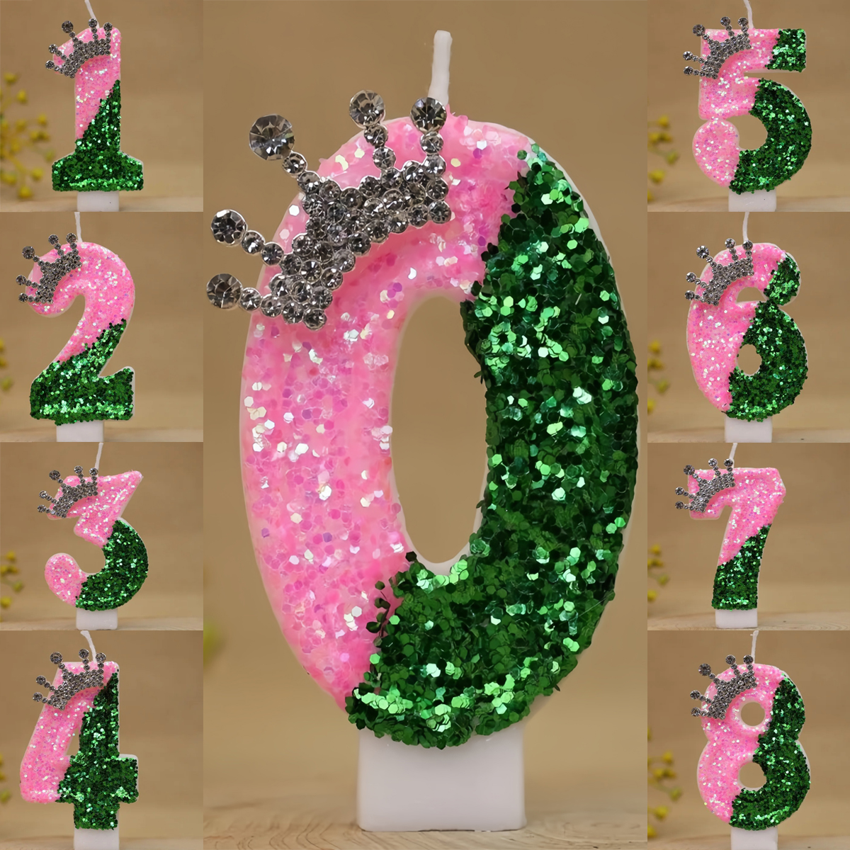 Sparkling Light Green Princess - Holiday Candle Set บทวิจารณ์และราคา