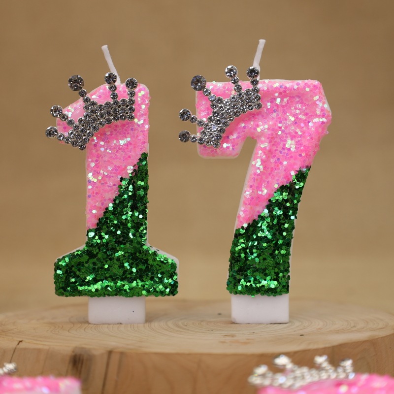 Sparkling Light Green Princess - Holiday Candle Set บทวิจารณ์และราคา