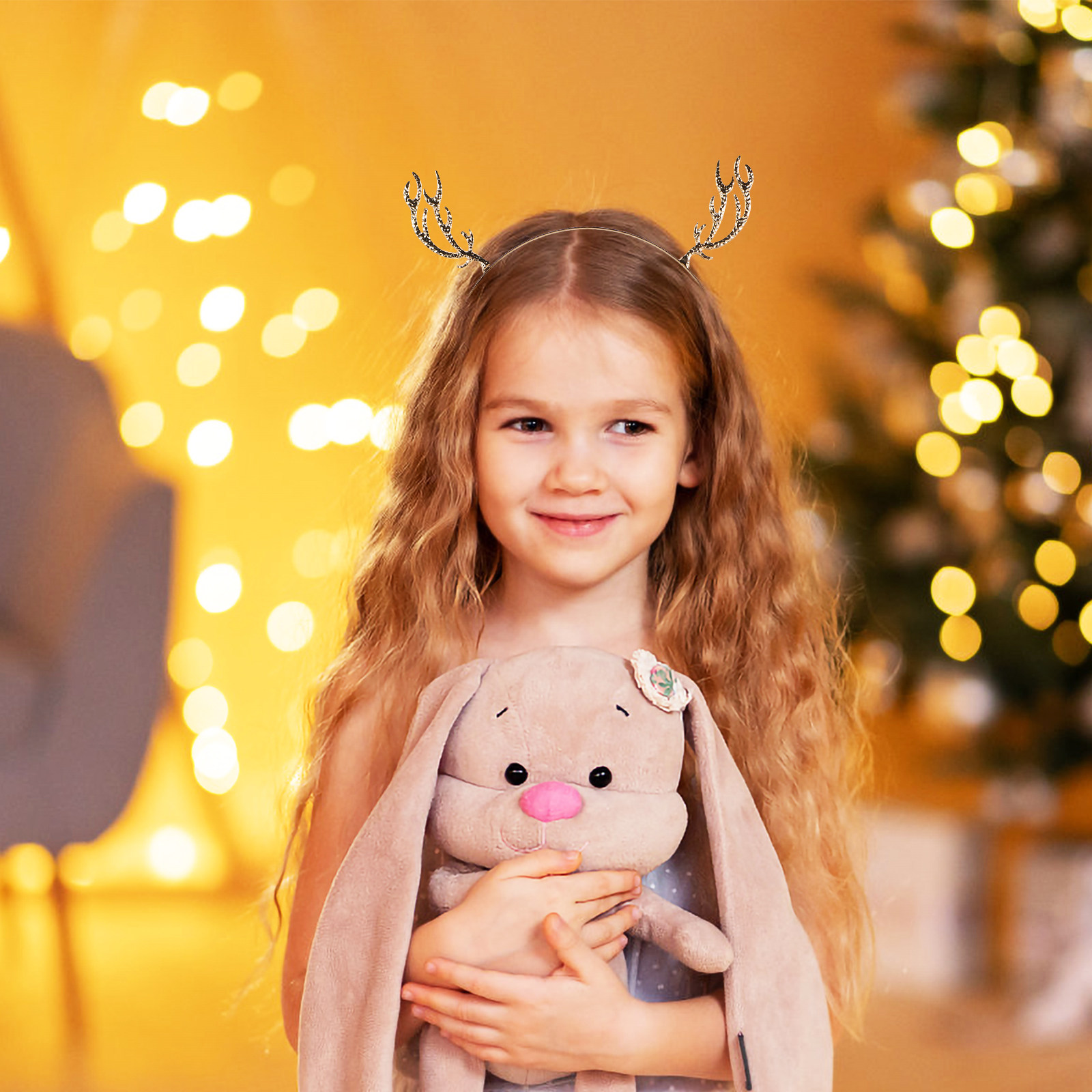 Christmas Antler Headband Rein - Reindeer Antlers Headband บทวิจารณ์และราคา
