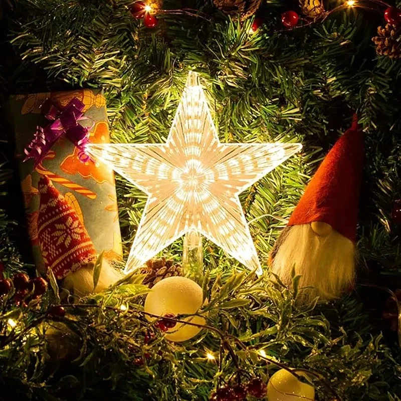 15cm Christmas Decoration Glow - Star Tree Topper บทวิจารณ์และราคา