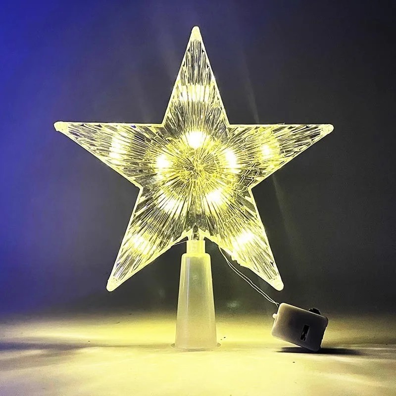 15cm Christmas Decoration Glow - Star Tree Topper บทวิจารณ์และราคา