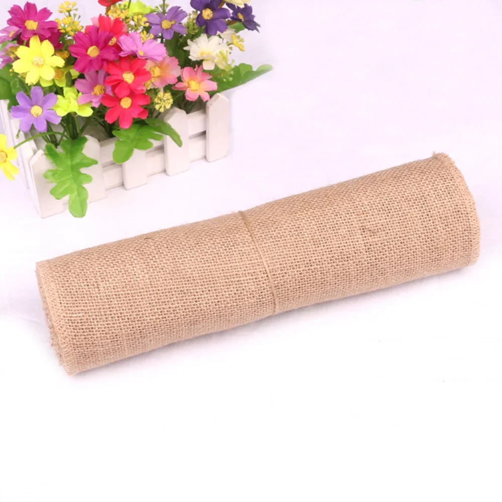 Natural Beige Burlap Roll 30cm - Christmas Table Runner บทวิจารณ์และราคา