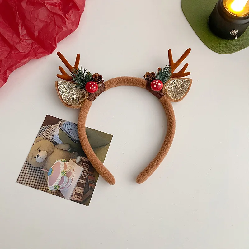 Christmas Headband Reindeer An - Reindeer Antlers Headband บทวิจารณ์และราคา