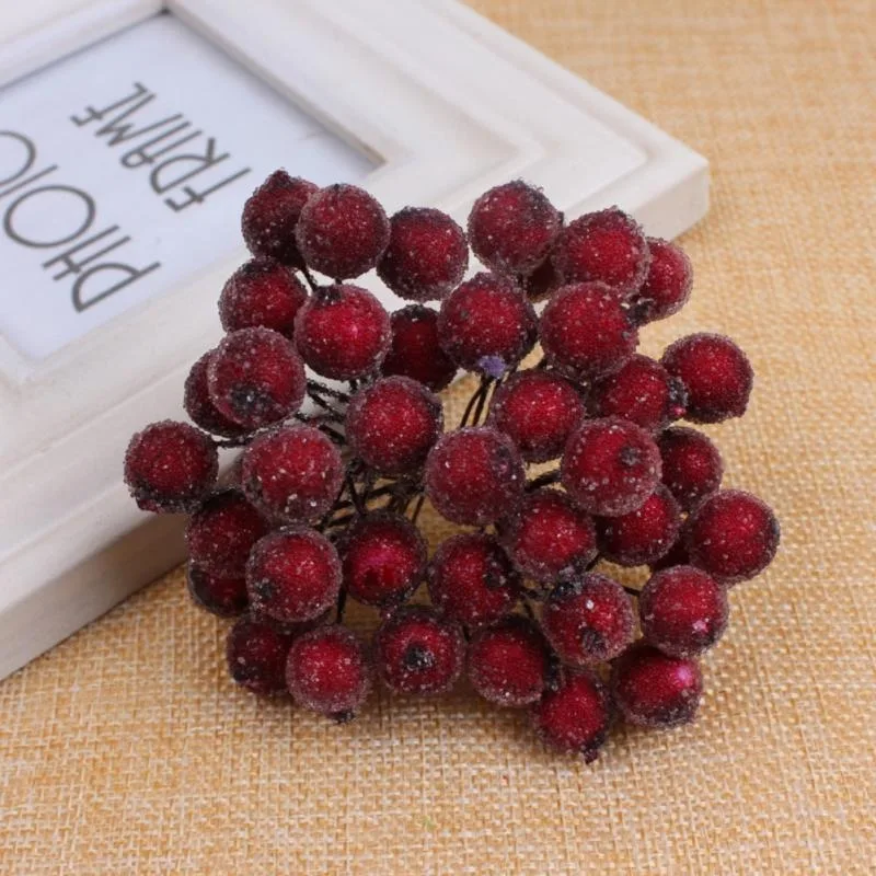 Artificial Frosted Holly Berri - Christmas Wreath Fake บทวิจารณ์และราคา