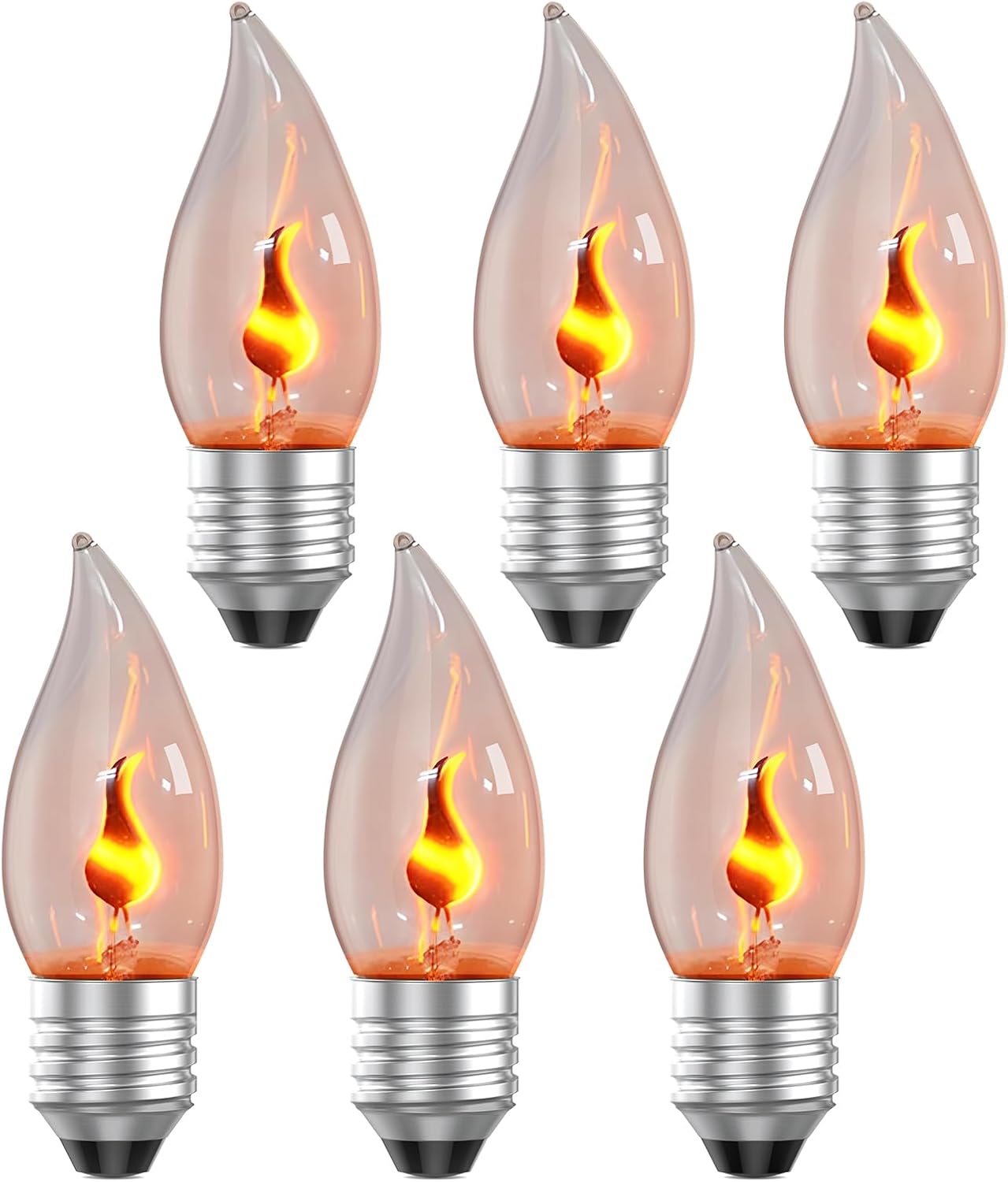 E26 Flame Light Bulbs, Flicker - Christmas Lights Outdoor บทวิจารณ์และราคา
