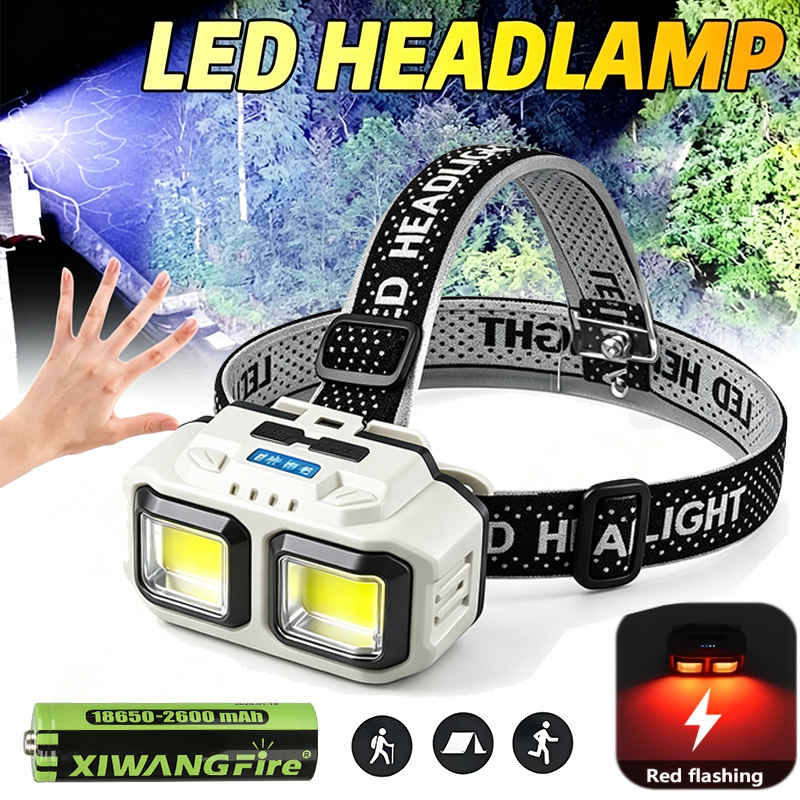 COB LED Headlamp Rechargeable  - Christmas Lights Outdoor บทวิจารณ์และราคา