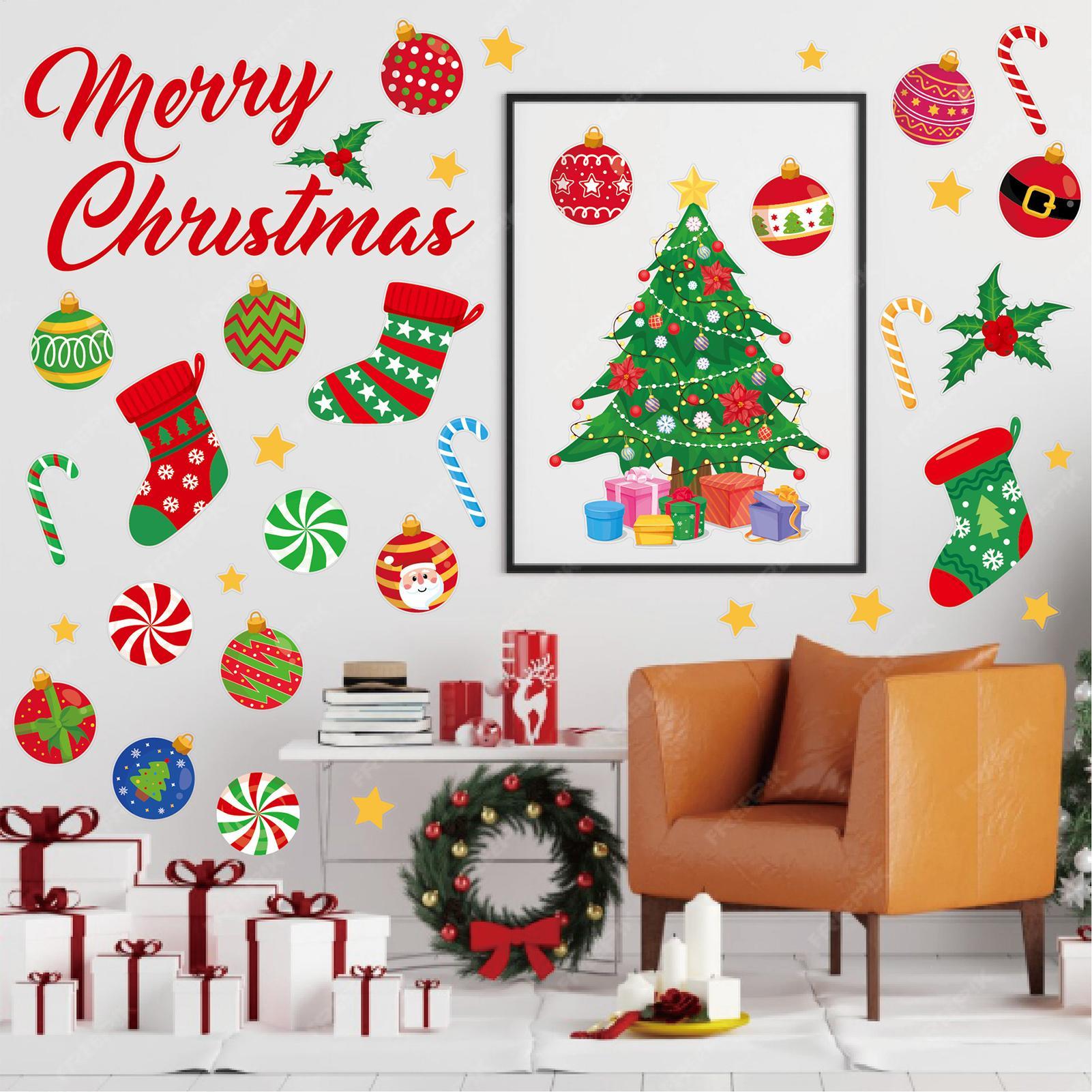 3 Pieces Christmas wall sticke - Snowflake Window Decal บทวิจารณ์และราคา