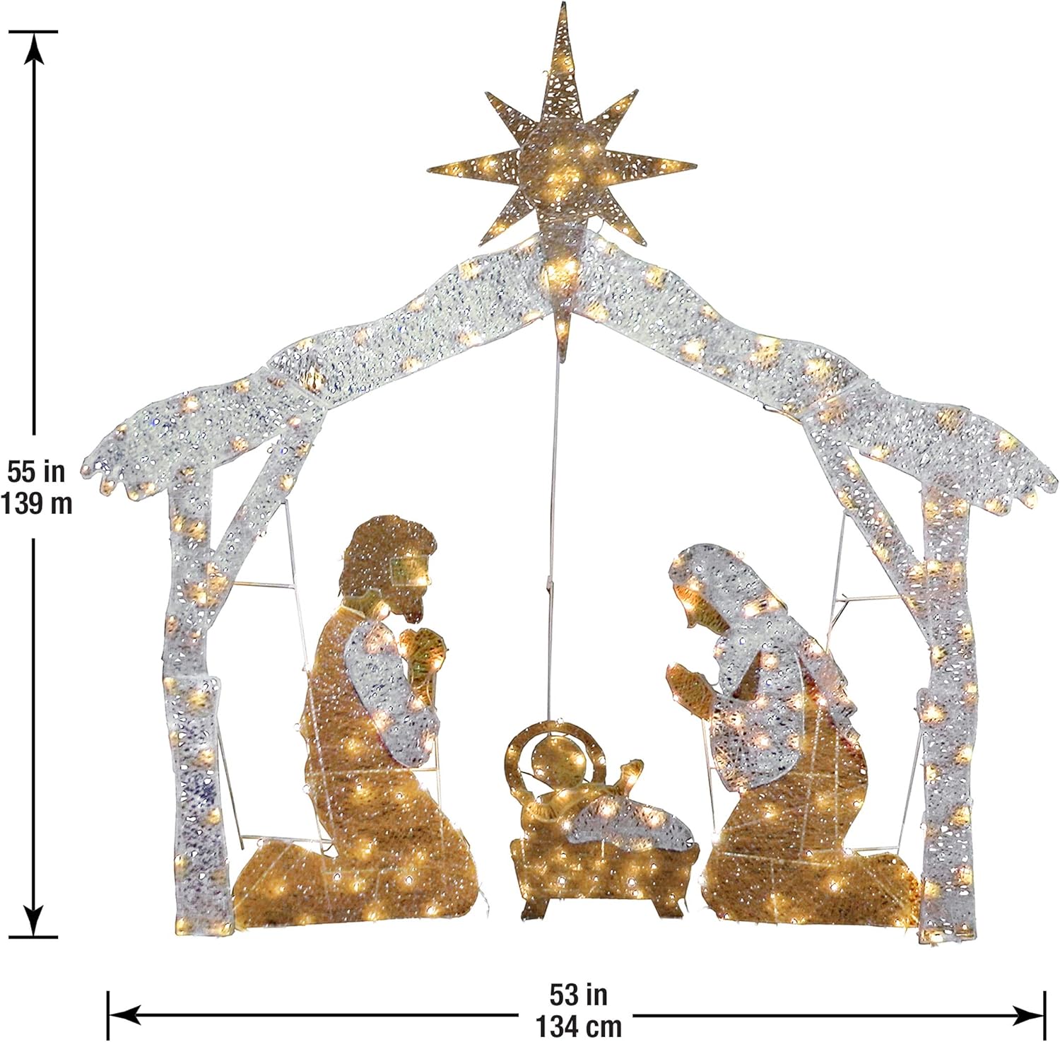 4.5 ft Pre-lit Artificial Chri - Christmas Tree Artificial บทวิจารณ์และราคา