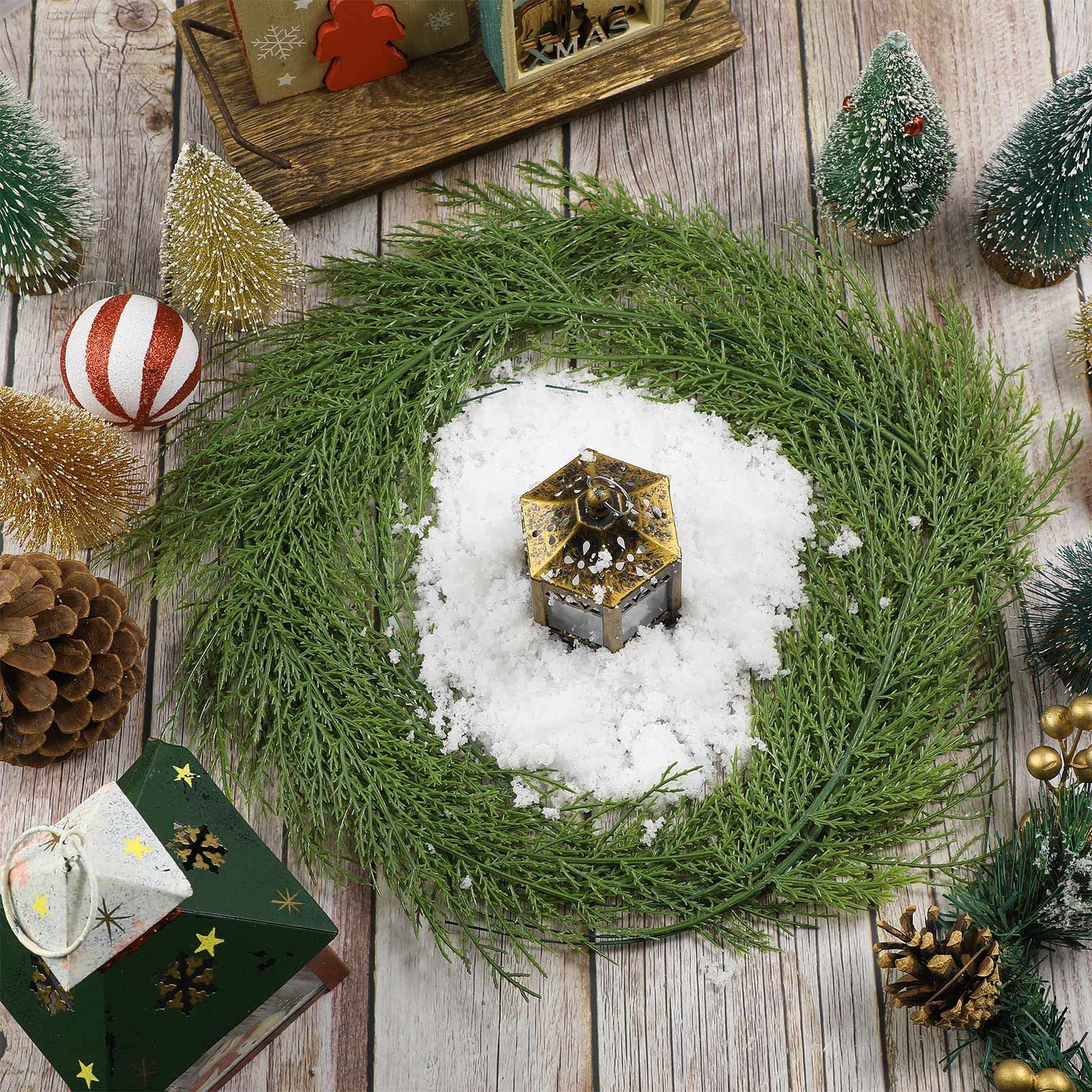 20Pcs Artificial Pine Sprigs F - Christmas Tree Artificial บทวิจารณ์และราคา
