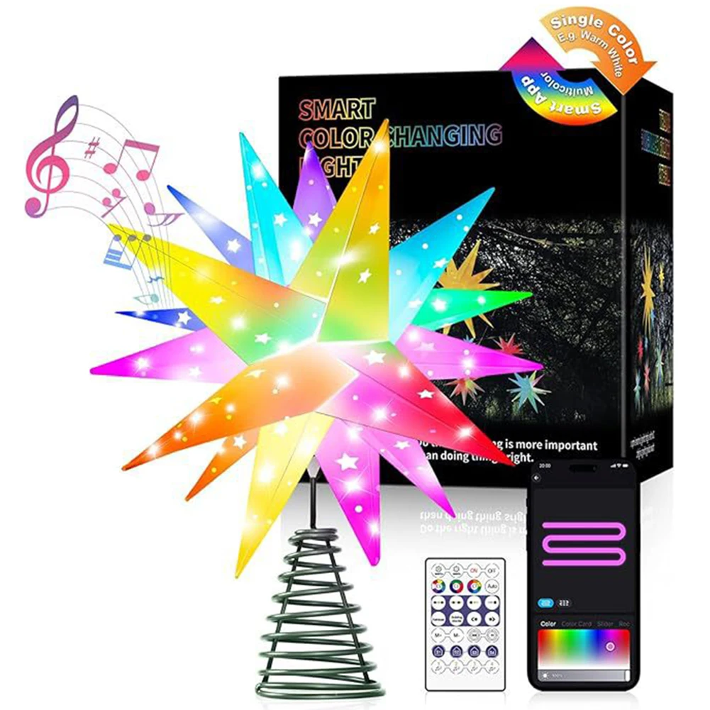 25/40/50/60CM Christmas Star L - Star Tree Topper บทวิจารณ์และราคา
