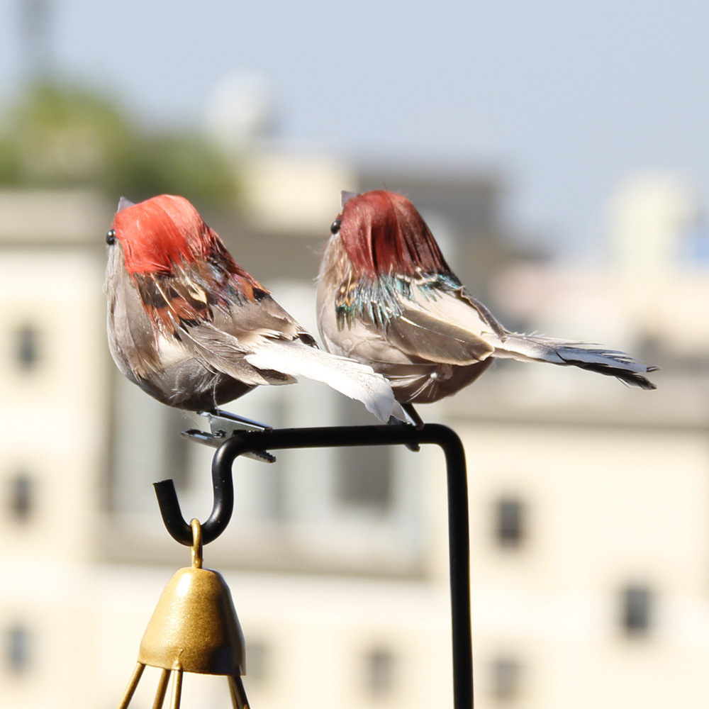 2Pcs Hot Feather Bird Imitatio - Christmas Tree Artificial บทวิจารณ์และราคา