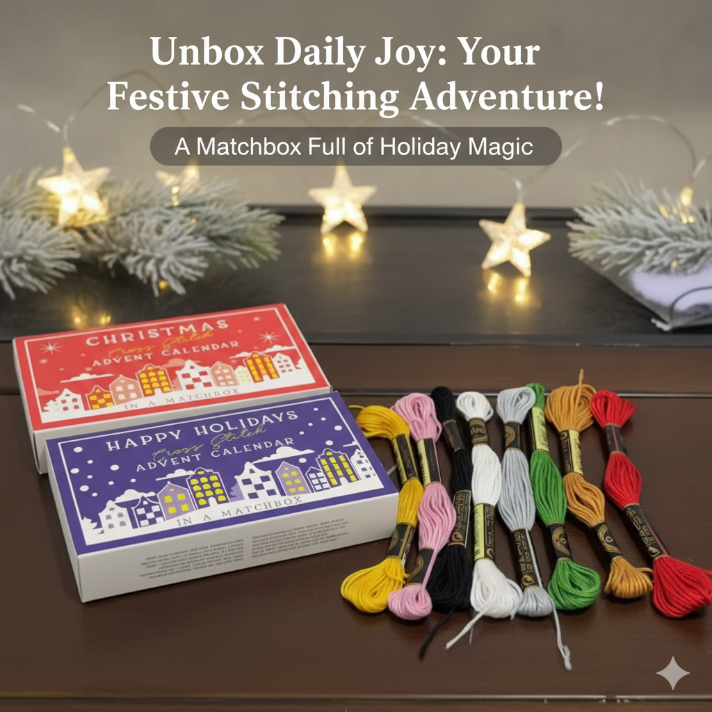24 Days Countdown Cross Stitch - Advent Calendar Gift บทวิจารณ์และราคา