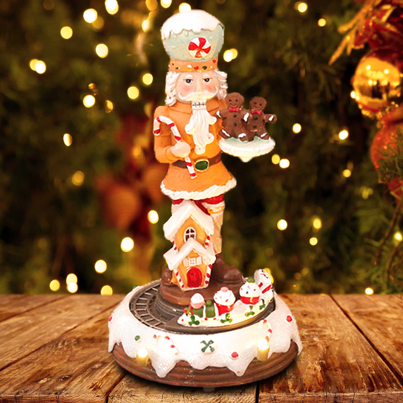 Christmas Gingerbread Nutcrack - Nutcracker Figurine บทวิจารณ์และราคา