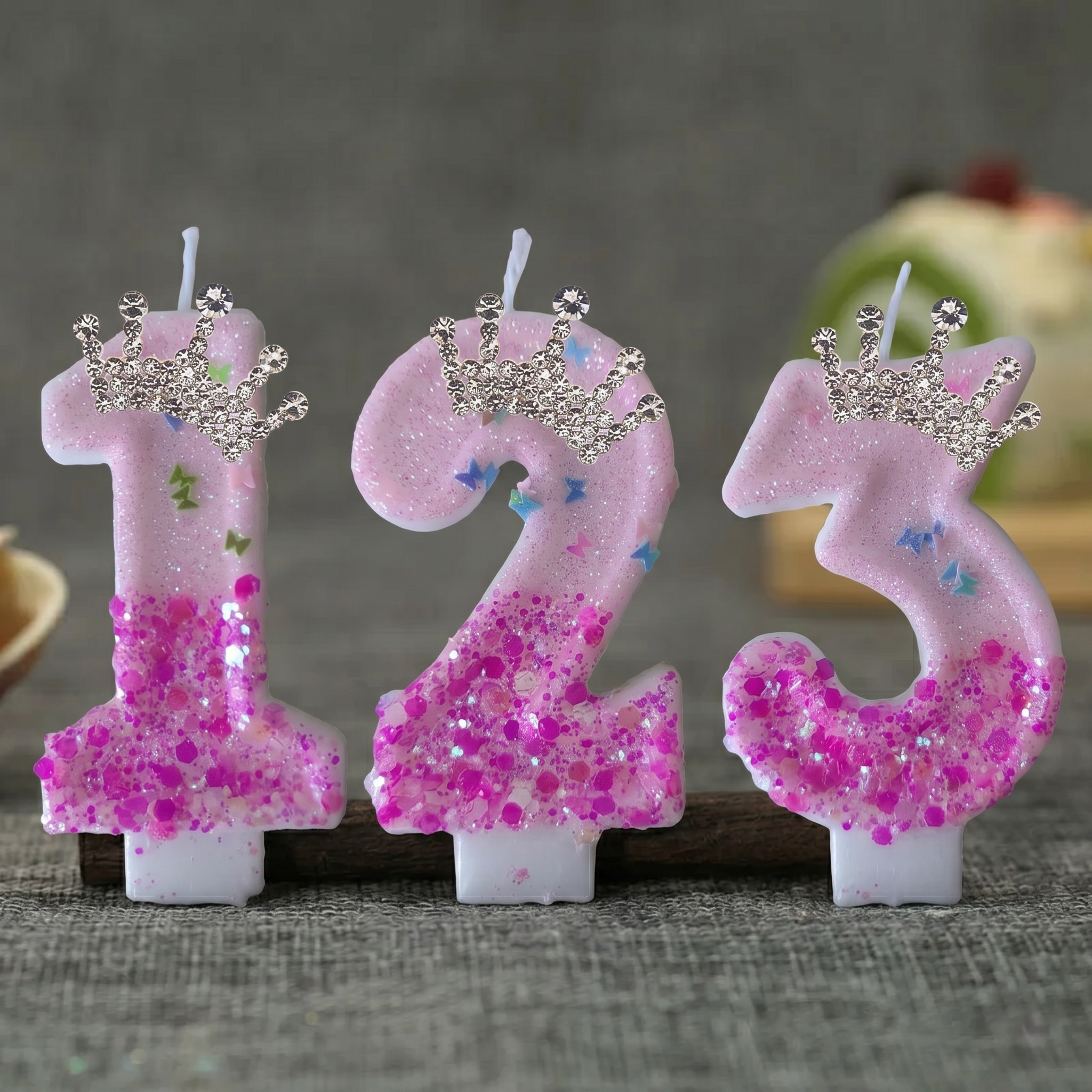 Pink Rose Red Sequins Dual Col - Holiday Candle Set บทวิจารณ์และราคา