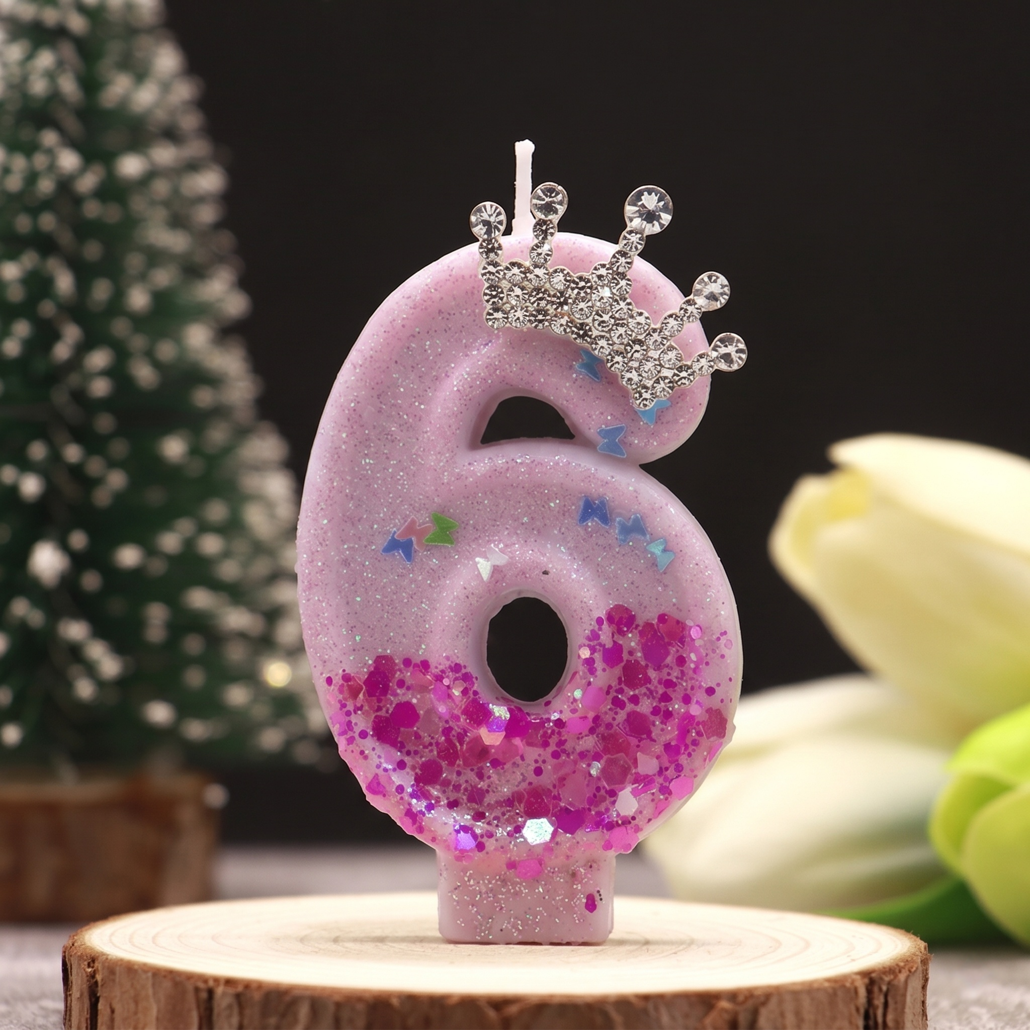 Pink Rose Red Sequins Dual Col - Holiday Candle Set บทวิจารณ์และราคา