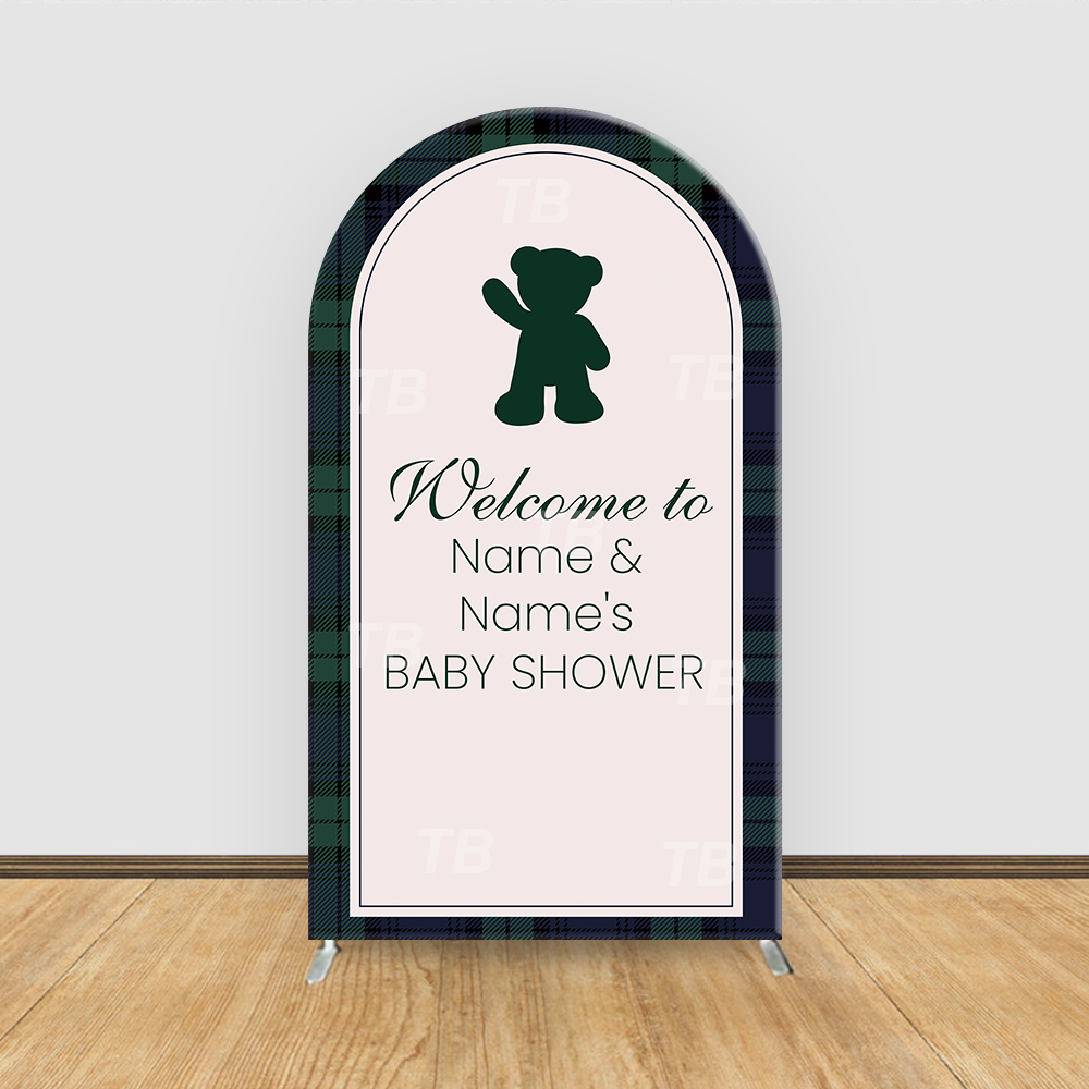 Teddy Bear Plaid Theme Arch Ba - Christmas Throw Blanket บทวิจารณ์และราคา