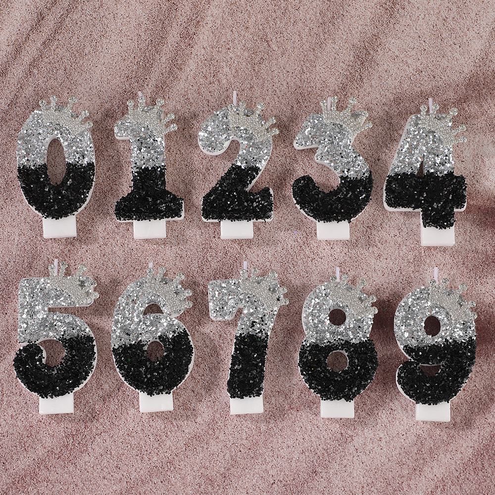 Black Silver Gradient Crown Ha - Holiday Candle Set บทวิจารณ์และราคา