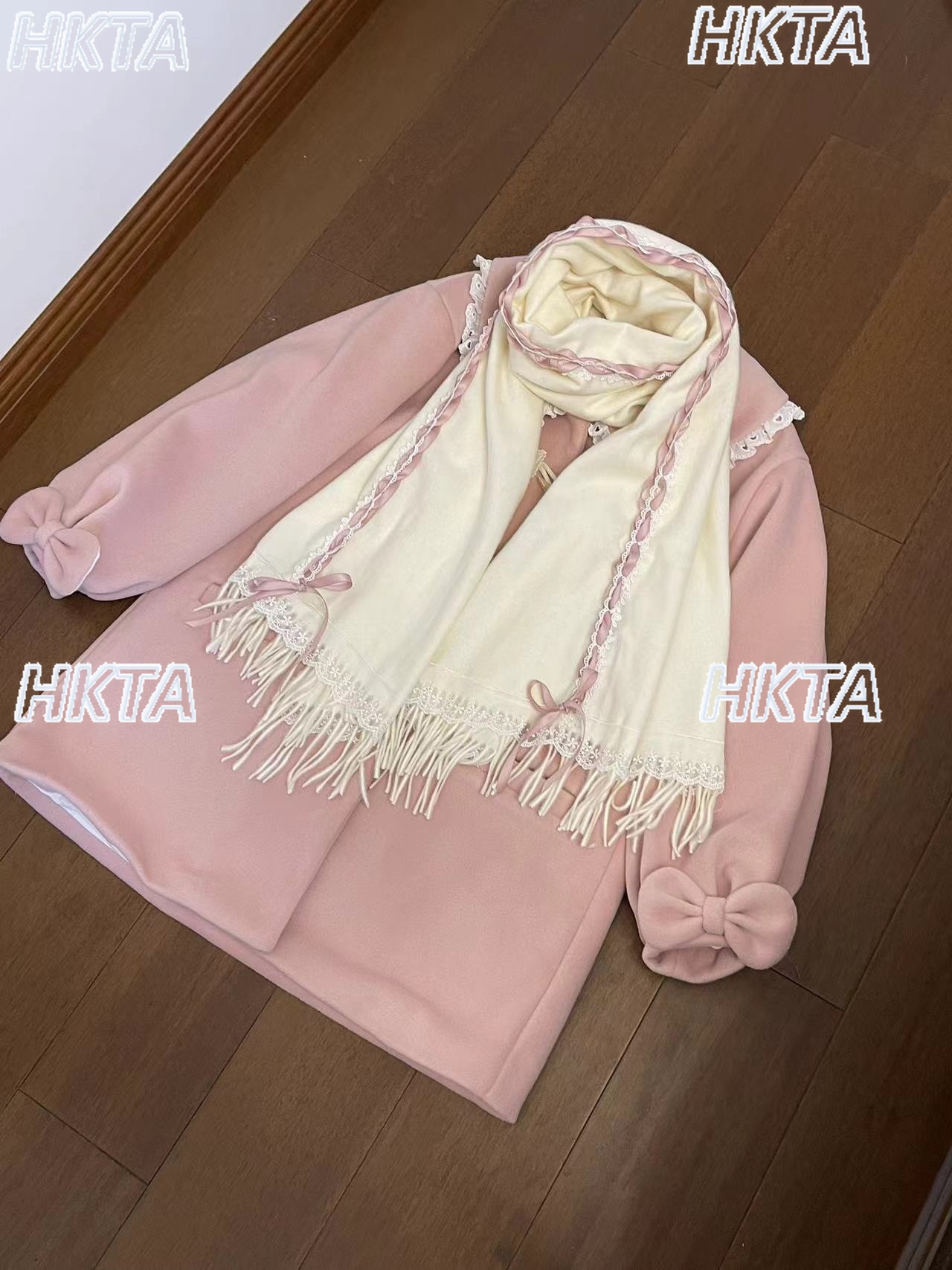 Cute Retro Ribbon Scarves Wome - Ribbon Bow Gift บทวิจารณ์และราคา