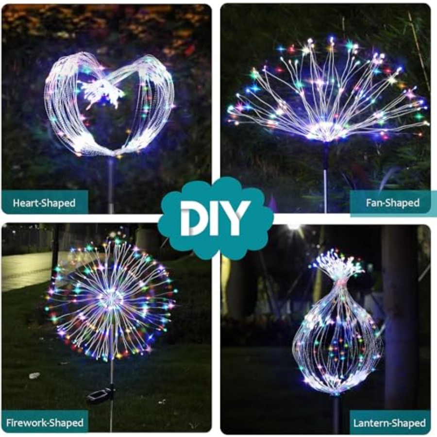 Solar Firework Lights, Lightin - Christmas Lights Outdoor บทวิจารณ์และราคา