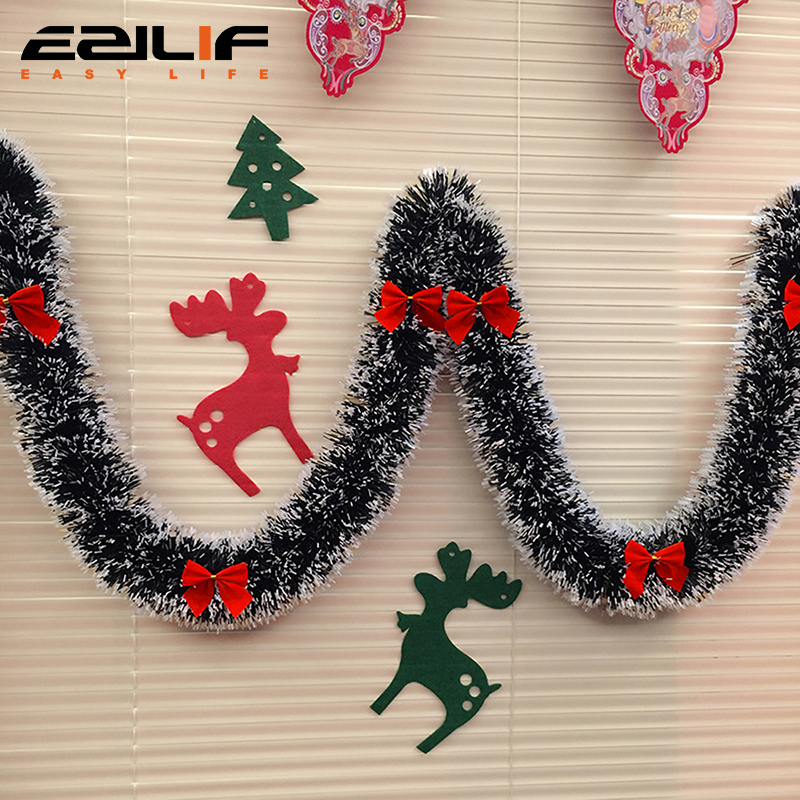 Christmas Tinsel Garland Artif - Tinsel Garland Decoration บทวิจารณ์และราคา
