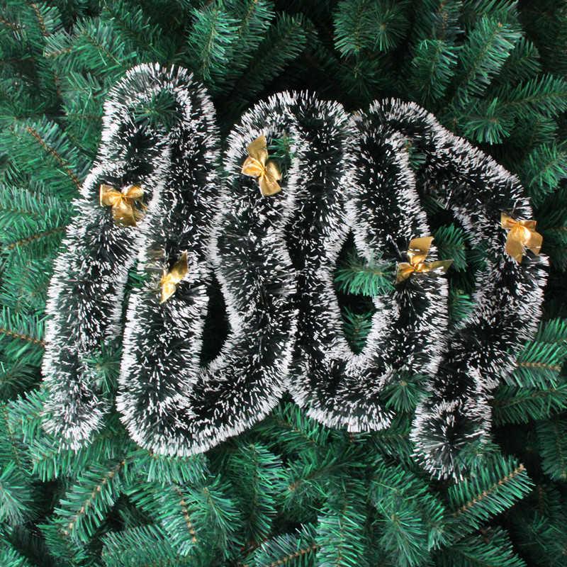 Christmas Tinsel Garland Artif - Tinsel Garland Decoration บทวิจารณ์และราคา