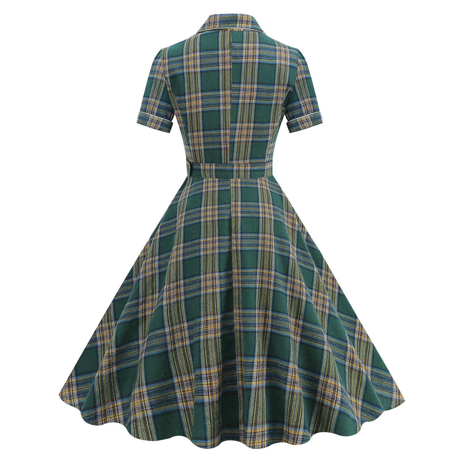 1950s Vintage Plaid Notched Co - Christmas Throw Blanket บทวิจารณ์และราคา