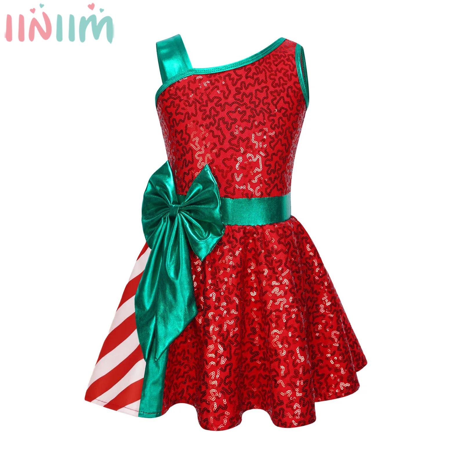 Kids Girls Christmas Party Dre - Elf Costume Christmas บทวิจารณ์และราคา