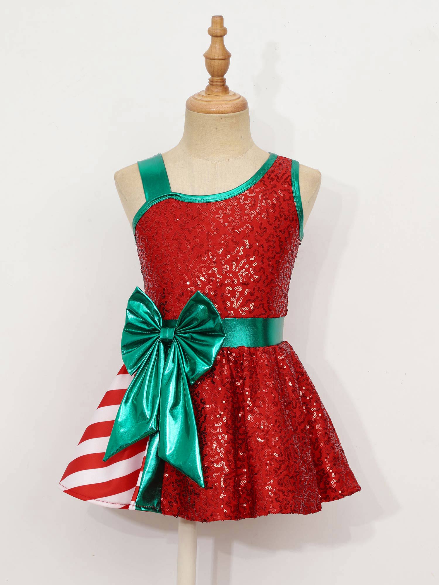 Kids Girls Christmas Party Dre - Elf Costume Christmas บทวิจารณ์และราคา