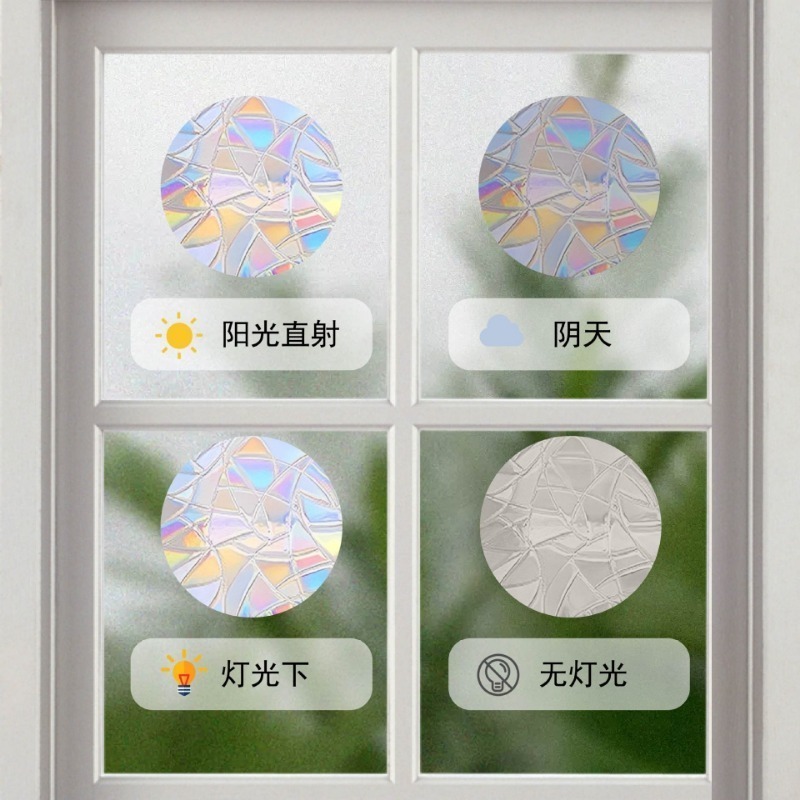 Xmas Snowflake Pattern Rainbow - Snowflake Window Decal บทวิจารณ์และราคา